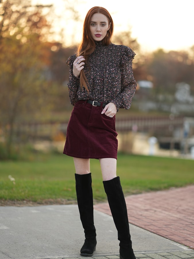 How to Wear Skirts When it’s Cold Outside